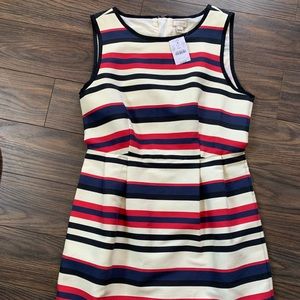 5x Host Pick 🎉 J. Crew Stripe Cotton Nautical Dress A2305